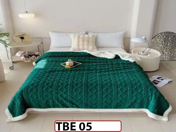 Patura Pufoasa Cocolino cu Blanita pentru pat dublu TBE 05
