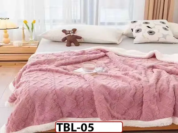 Patura Pufoasa Cocolino cu Blanita pentru pat dublu TBL05