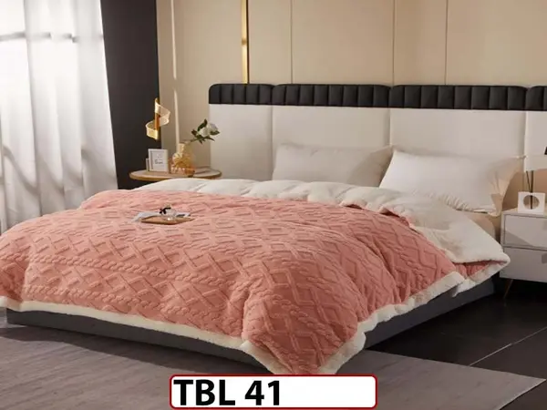 Patura Pufoasa Cocolino cu Blanita pentru pat dublu TBL41