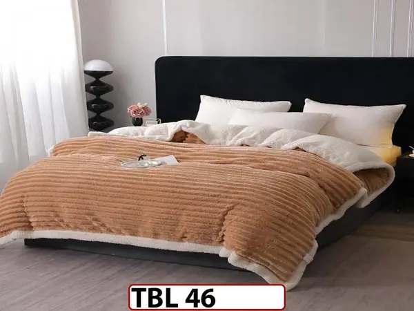 Patura Pufoasa Cocolino cu Blanita pentru pat dublu TBL46