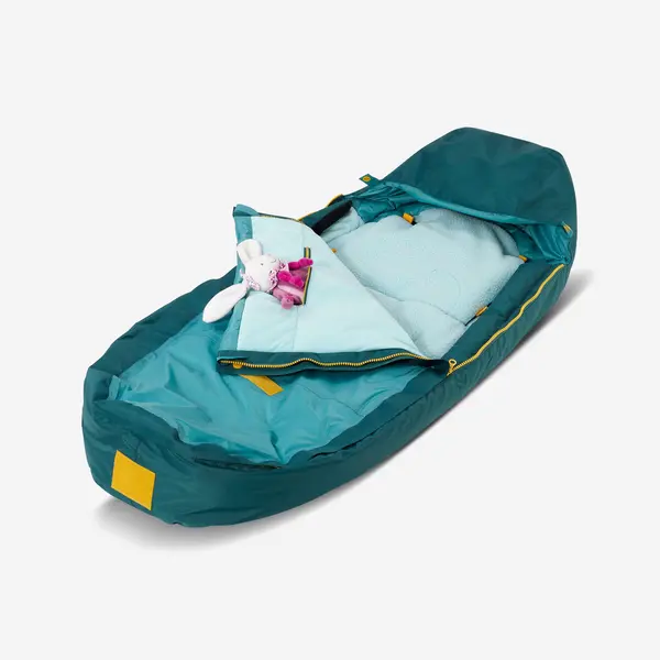 Pătură-sac de dormit călduroasă, impermeabilă, extensibilă -25°c - Turcoaz Bebe