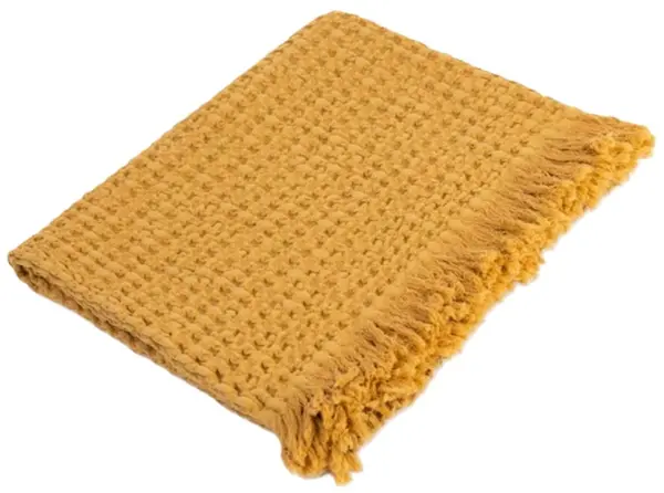 Pătură tricotată Petit Praia - Bee Ochre, 110 х 75 cm