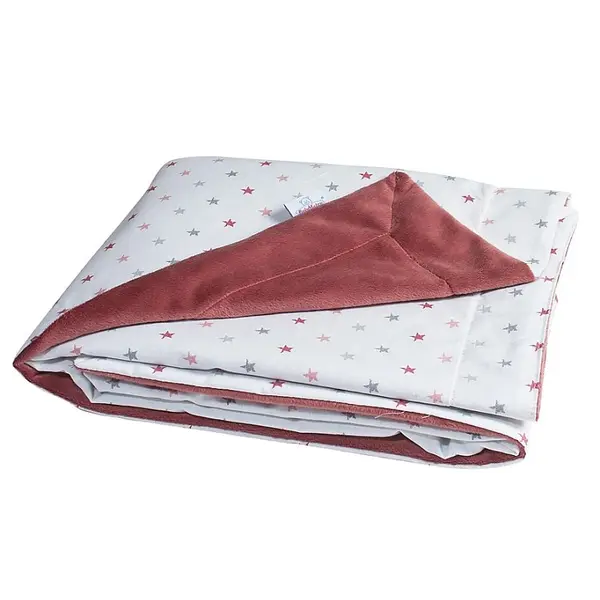 Paturica Baby Matex pentru bebelusi Soul Brown 20 cu doua fete
