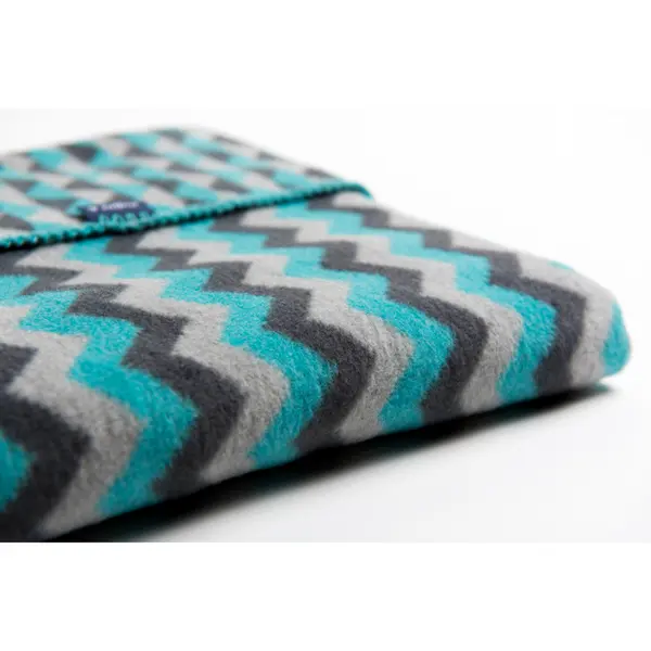 Paturica bebelusi Bumbac Zigzag 75x100 Womar Zaffiro AN-KBZ-01