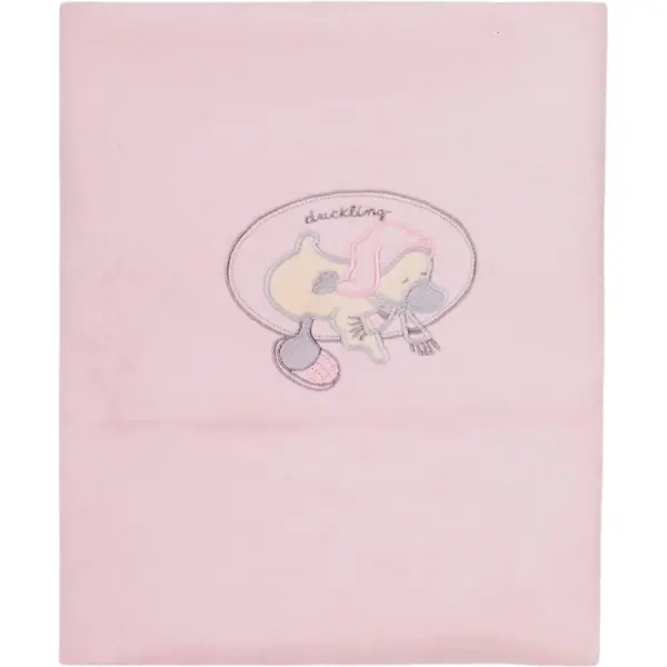 Paturica bebelusi cu Broderie Polar Fleece 90 x 80 cm Womar Zaffiro PT-PF-01