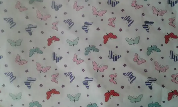 Paturica dubla de vara Junior DeLuxe 100x135 cm fluturasi
