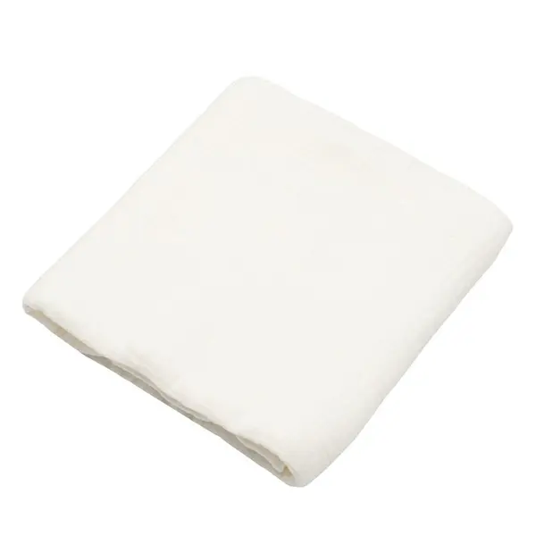 Paturica moale bebe, New Baby, Cu multiple intrebuintari, 60x60 cm, Din muselina, 100% bumbac organic, White