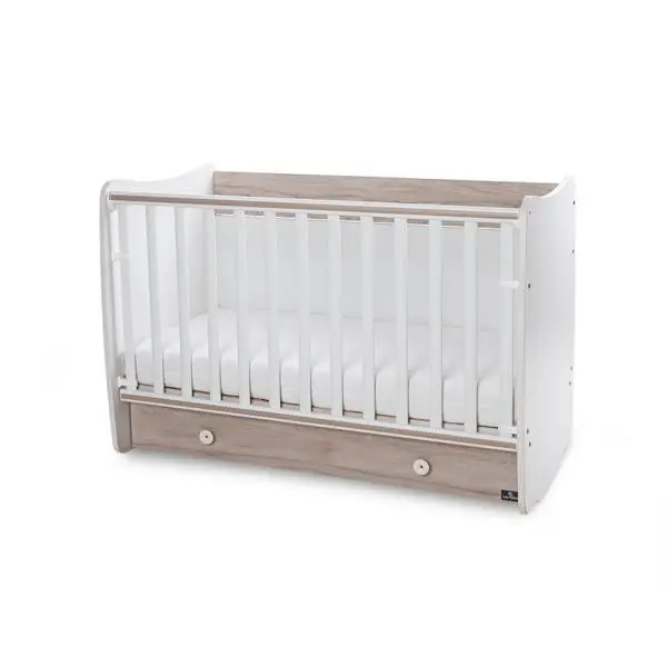Patut balansoar Lorelli Dream White Light Oak new, transformabil 60 x 120 cm
