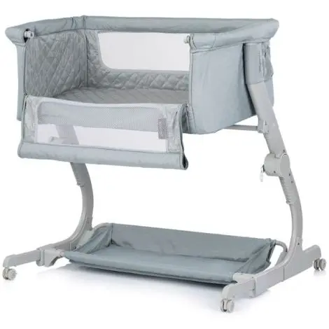 Patut co-sleeper Chipolino Eleganza cu laterala culisanta basil