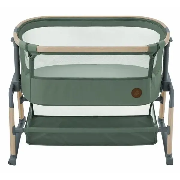 Patut Co-Sleeper Maxi-Cosi Iora Air beyond green eco cu functie leganare, cos depozitare, reglabil pe inaltime, husa detasaila, geanta transport inclusa