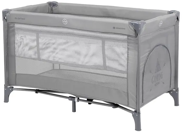 Pătuţ cu două nivele KikkaBoo - So Gifted, Grey 2023