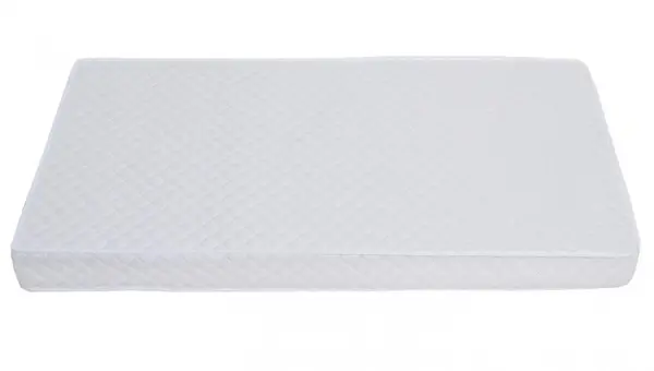 Patut din lemn 120x60 cm cu inaltime saltea reglabila pe 3 nivele Nichiduta Dominic Gri + Saltea cocos 10 cm