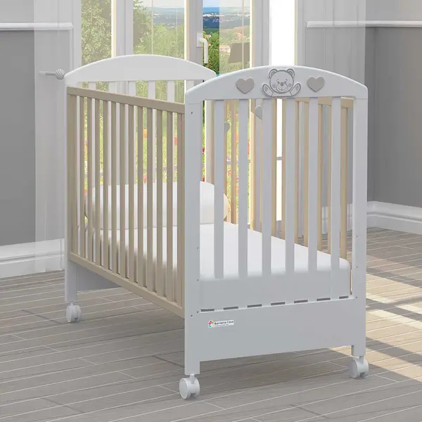 Pătuț pentru bebeluși Bambino Casa - Luce, Naturale