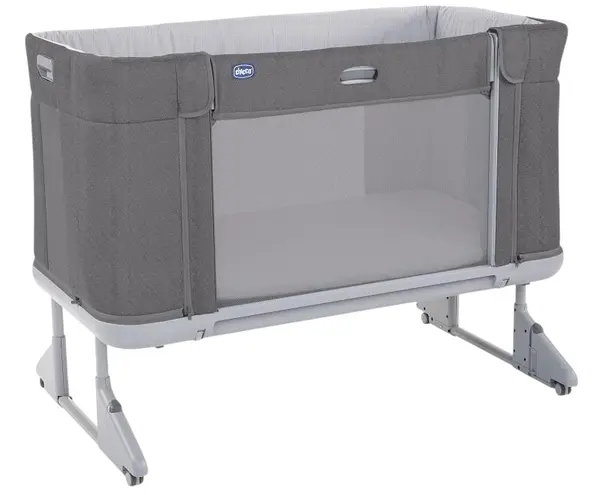 Pătuț pentru bebeluși Chicco - Next 2 Me Forever, Moon Grey