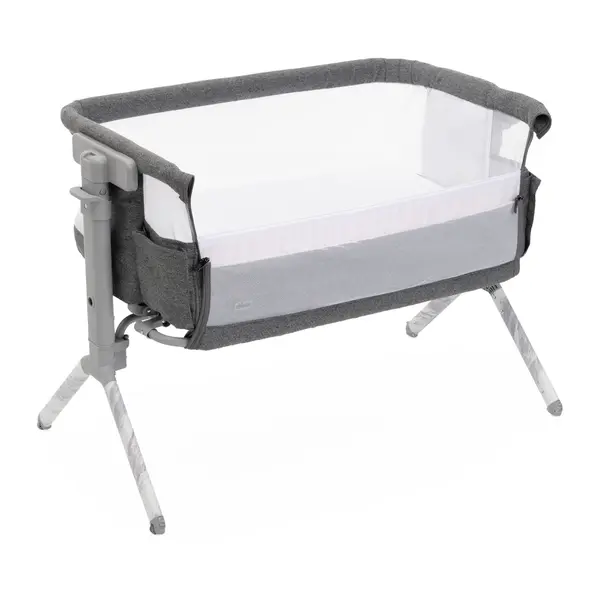 Patut pentru copii co-sleeping Chicco Next2Me Armonia, Carrara (Gri inchis), 0luni+