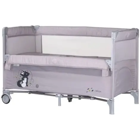 Patut pliabil Chipolino Relax cloud cu laterala culisanta