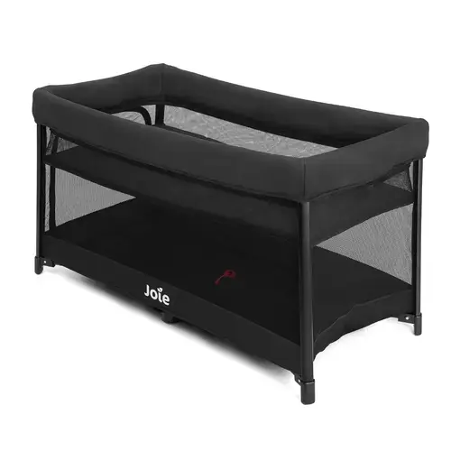 Patut pliabil de calatorie transformabil in tarc Joie Amigo, 0 - 15 kg, Negru