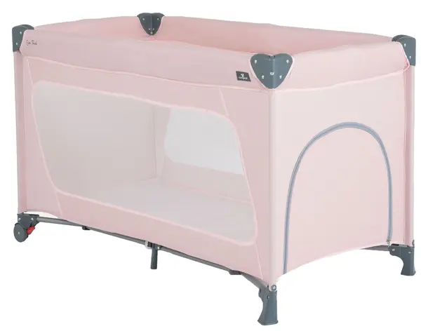 Patut pliabil pentru copii Cangaroo - One touch, roz