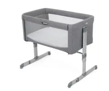 Patut pliant 2 in 1 Joie Roomie Gray Flannel, 0-9 kg (Gri)