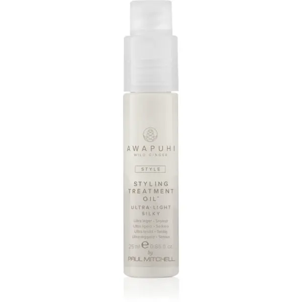 Paul Mitchell Awapuhi Wild Ginger Styling Treatment Oil ulei pentru regenerare pentru păr uscat și deteriorat 25 ml