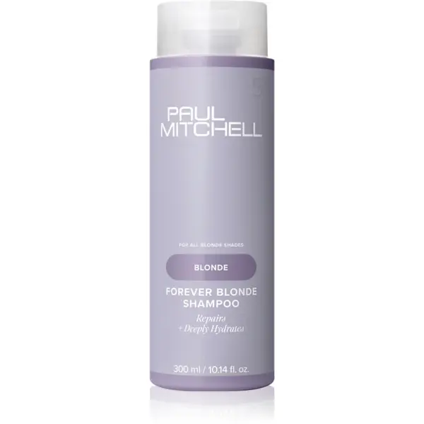Paul Mitchell Blonde Forever Blonde Shampoo sampon violet pentru păr în nuanțe reci de blond, decolorat sau șuvițat 300 ml