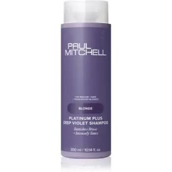 Paul Mitchell Blonde Platinum Plus Deep Violet Shampoo sampon violet neutralizeaza tonurile de galben