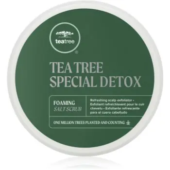 Paul Mitchell Tea Tree Special Detox Foaming Salt Scrub spuma exfolianta pentru fata pentru par si scalp