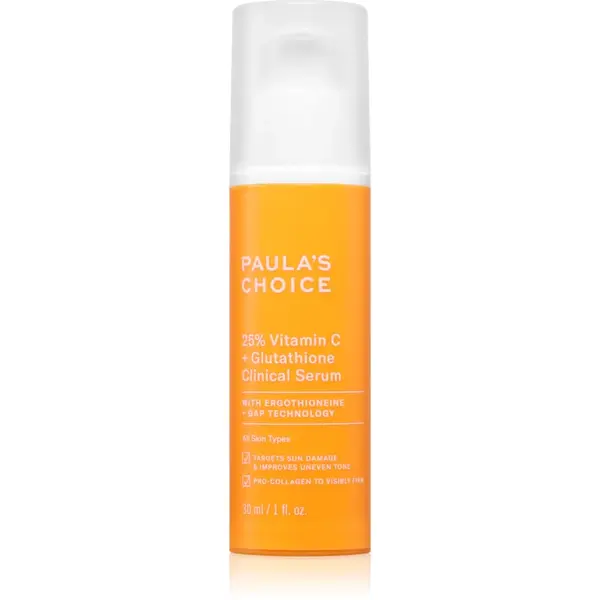 Paula's Choice Vitamin C 25% + Glutathione Clinical Serum ser calmant cu vitamina C 30 ml