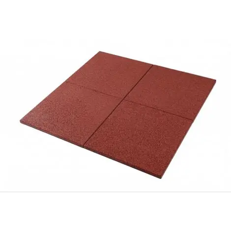 Pavele Cauciuc Cramponate 1000X1000X20 mm - Rosu