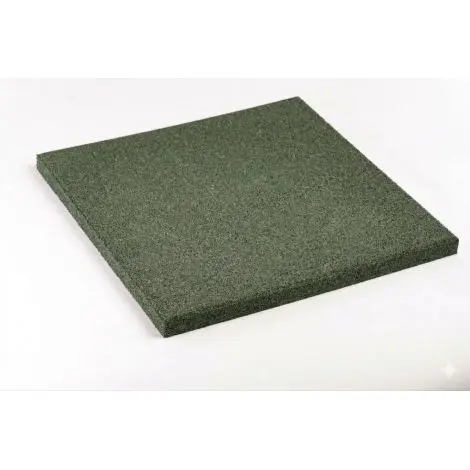 Pavele Cauciuc Plane 500X500X30 mm - Verde