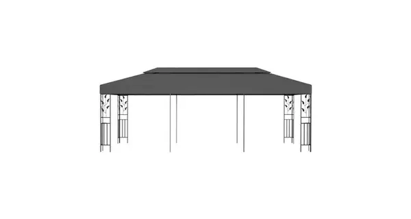 Pavilion, antracit, 3 x 6 m