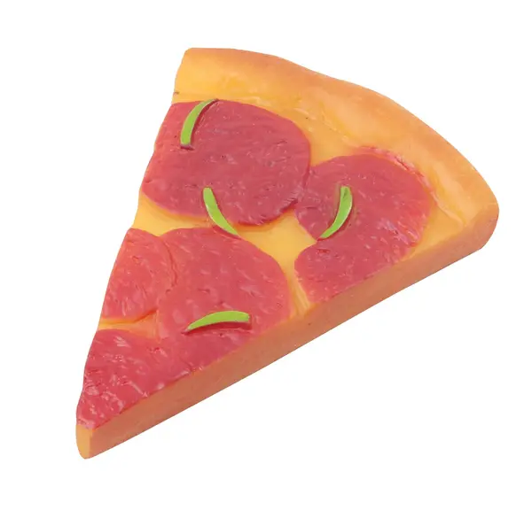 PAWISE Jucărie pentru câini Pizza Slice, din vinilin, 11x15x2,5cm