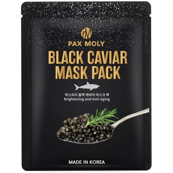 PaxMoly Black Caviar Mask Pack Mască de față cu caviar negru Volum 25 ml