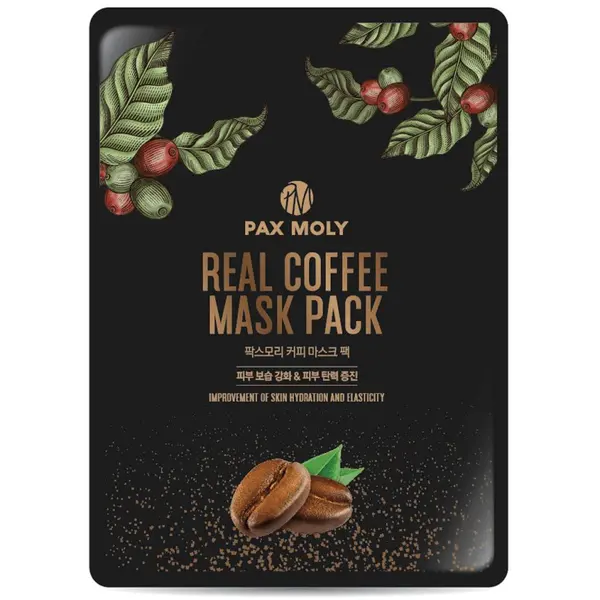 PaxMoly Real Coffee Mask Pack Mască de față cu cafea Volum 25 ml
