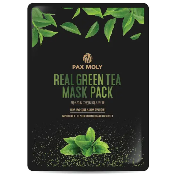 PaxMoly Real Green Tea Mask Pack Mască de față cu ceai verde Volum 25 ml