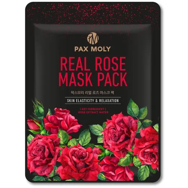 PaxMoly Real Rose Mask Pack Mască de față cu trandafir Volum 25 ml