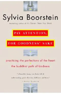 Pay Attention, for Goodness' Sake: The Buddhist Path of Kindness - Sylvia Boorstein