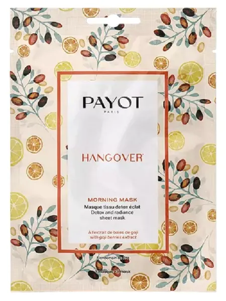 Payot Mască facială detoxifiantă tip folie Hangover, 19 ml