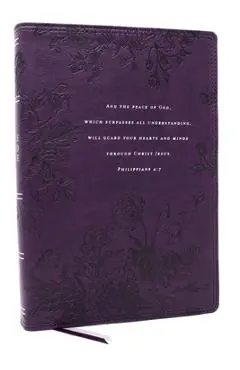 Peace of God Bible: Discover and Experience God's Shalom Throughout the Bible (Nkjv, Purple Leathersoft, Red Letter, Comfort Print) - Jeremiah J. Johnston Phd