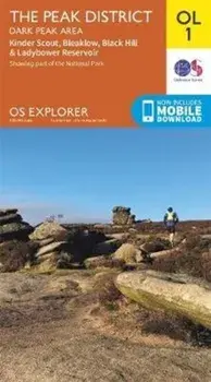 Peak District. Dark Peak Area, Sheet Map/***
