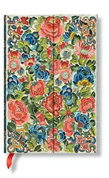 Pear Garden, Mini Lined Journal. Hardcover, Wrap Closure, 85 gsm, ribbon marker, memento pouch/***