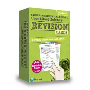 Pearson REVISE Edexcel GCSE (9-1) Combined Science Foundation Revision Cards. for home learning, 2022 and 2023 assessments and exams/***