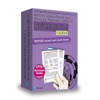 Pearson REVISE Edexcel GCSE (9-1) History Anglo-Saxon & Norman England Revision Cards. for home learning, 2022 and 2023 assessments and exams/Rob Bircher