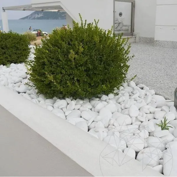 Pebbles Marmura Alba Thassos, 6-10 cm