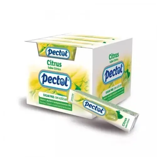 Pectol drops aroma citrice, ulei esential eucalipt, mentol si vitamina C fara zahar, 31g Zephyr Labs