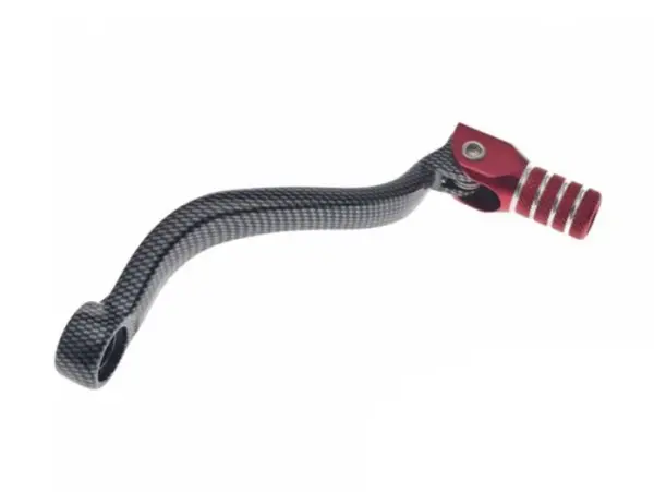 Pedala schimbator viteze KTM Husqwarna 125 250 350 390 450, culoare rosu carbon