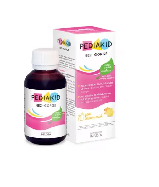 Pediakid Nez - Gorge Sirop de miere si lamaie petru raceala 250 ml