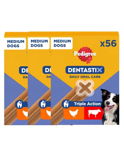 PEDIGREE Dentastix recompene caini talie medie 24x180 g