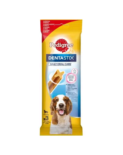 PEDIGREE Dentastix Recompensa dentara caini rasa medie 4x77 g