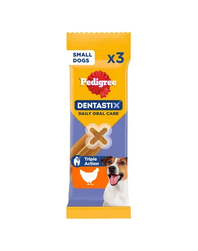 PEDIGREE DentaStix recompensa dentitie caini talie mica 3 buc - 45g